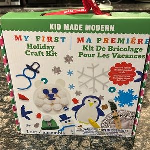 KID MADE MODRRN MY FIRST HOLIDAY CRAFT KIT AGES 3+ NWT